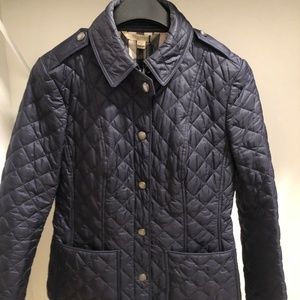 Burberry Kencott Quilted Jacket Lightweight - Color: Ink